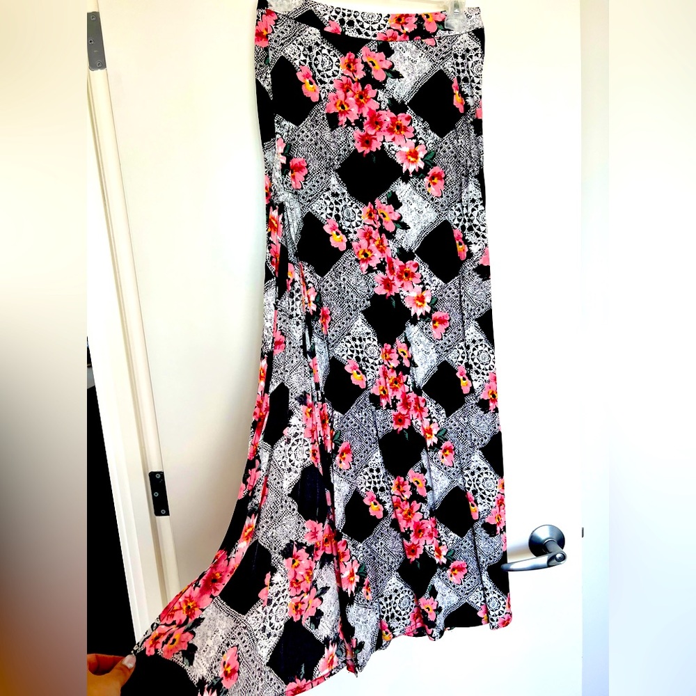 Maxi Floral Skirt - MinkPink